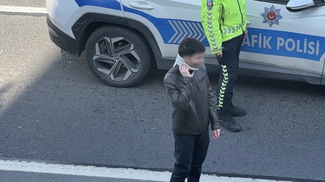 Yaralı sürücü ambulansa binmeyi reddetti, hastaneye taksiyle gitti