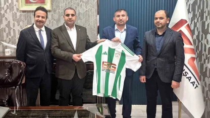 Yeşilyurtspor’dan göğüs sponsoruna ziyaret