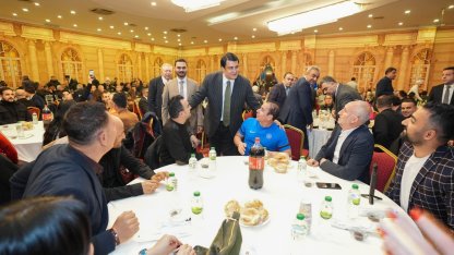 Yılmaz, amatör sporcularla iftar sofrasında buluştu