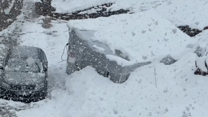 Yüksekova’ya kış geri geldi