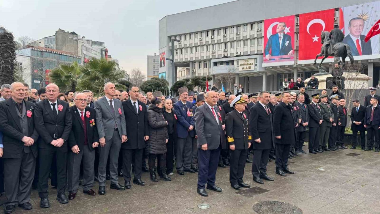 Zonguldak’ta 18 Mart Çanakkale Zaferi ve Şehitleri Anma Günü dolayısıyla tören düzenlendi