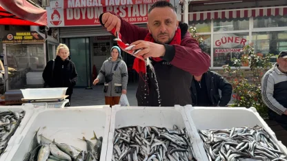 Zonguldak’ta balık tezgahlarında Ramazan mesaisi; hamsi 100 liradan satılıyor