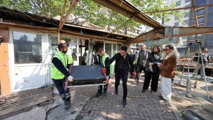 1050 Konutlar’daki yeşil alan işgalden kurtarıldı