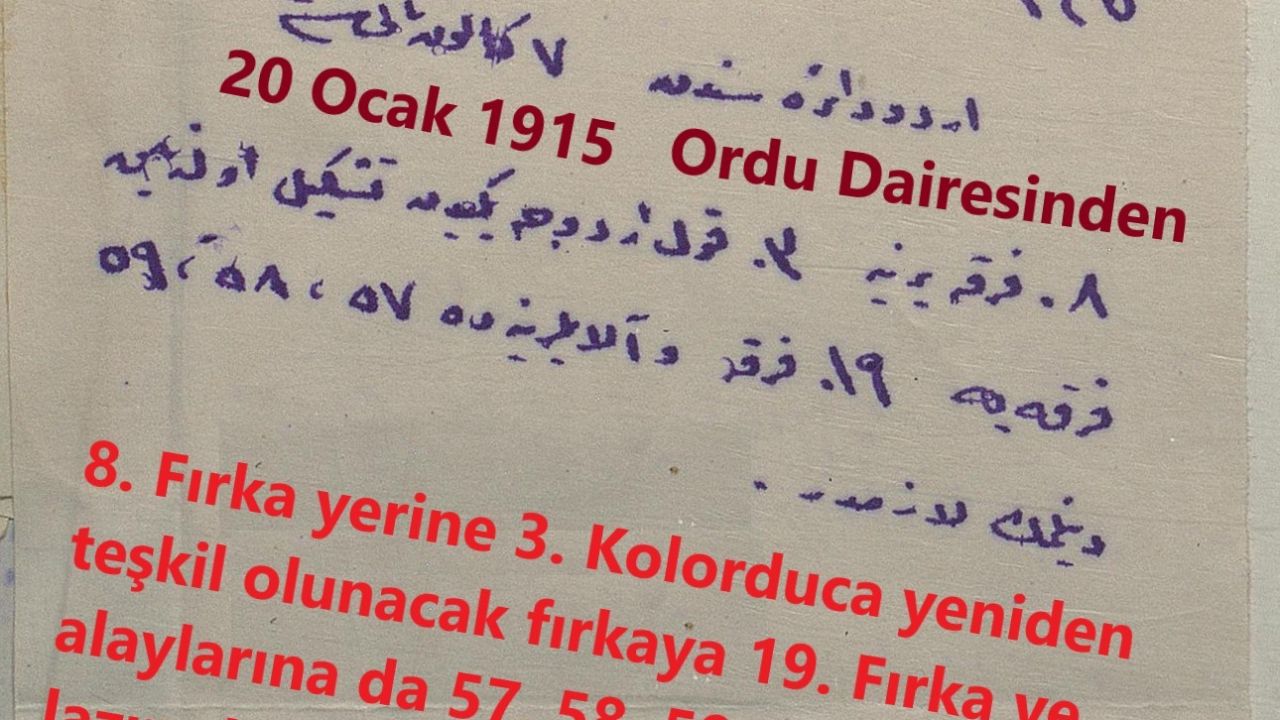 57. Alay Birliği, 111 yıl sonra yeniden kuruldu
