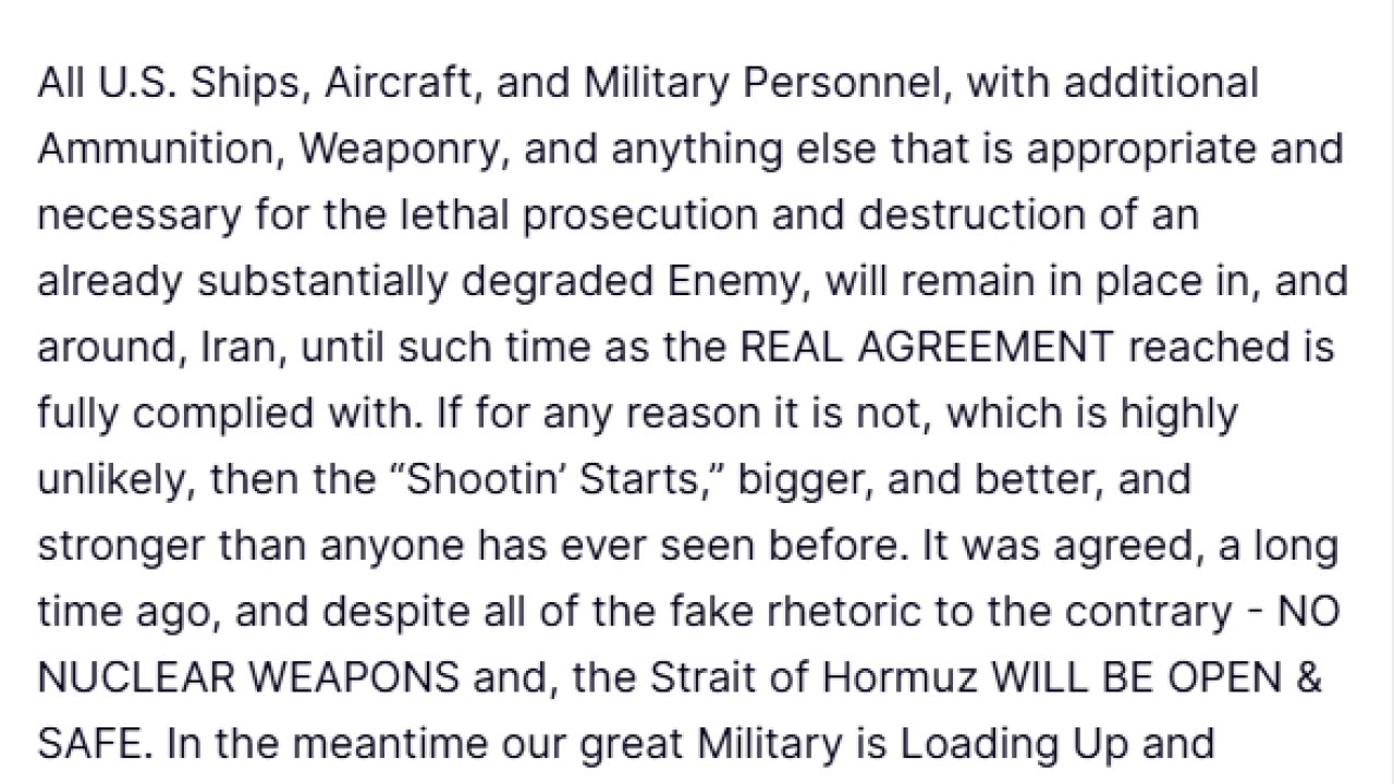 ABD Başkanı Trump’tan İran’a yeniden saldırı uyarısı: "Nükleer silah olmayacak ve Hürmüz Boğazı açık olacak"