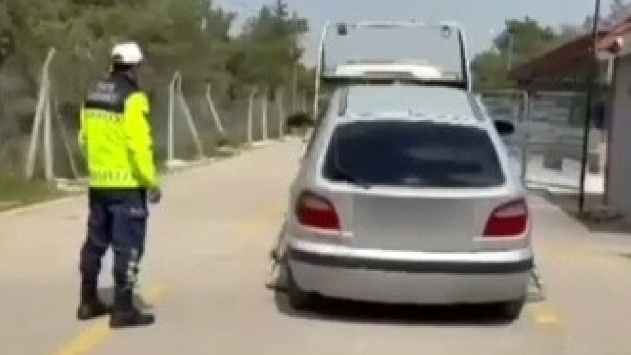 Adana’da "makas atan" sürücü yakalandı