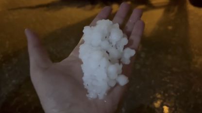 Adıyaman’a fındık büyüklüğünde dolu yağdı