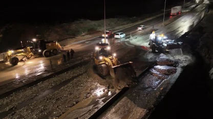 Adıyaman’da şiddetli yağış heyelana neden oldu
