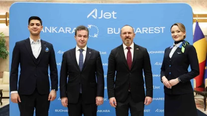 AJet, ilk Ankara-Bükreş seferini gerçekleştirdi