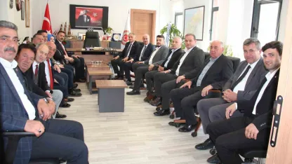 AK Parti heyetinden Karaveli’ye ziyaret