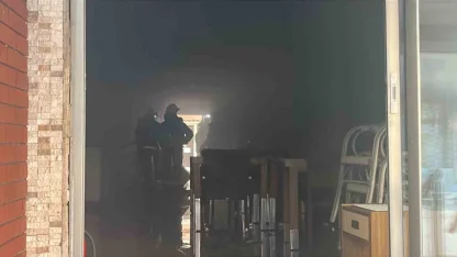 Alanya’da tadilattaki otelde çıkan yangın korkuttu