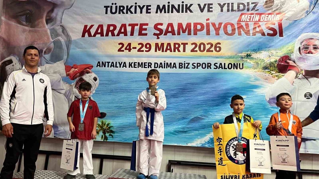 Altı ay önce karateye başladı, Türkiye şampiyonu oldu