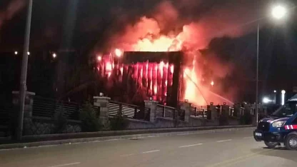 Ankara’da fabrika yangını