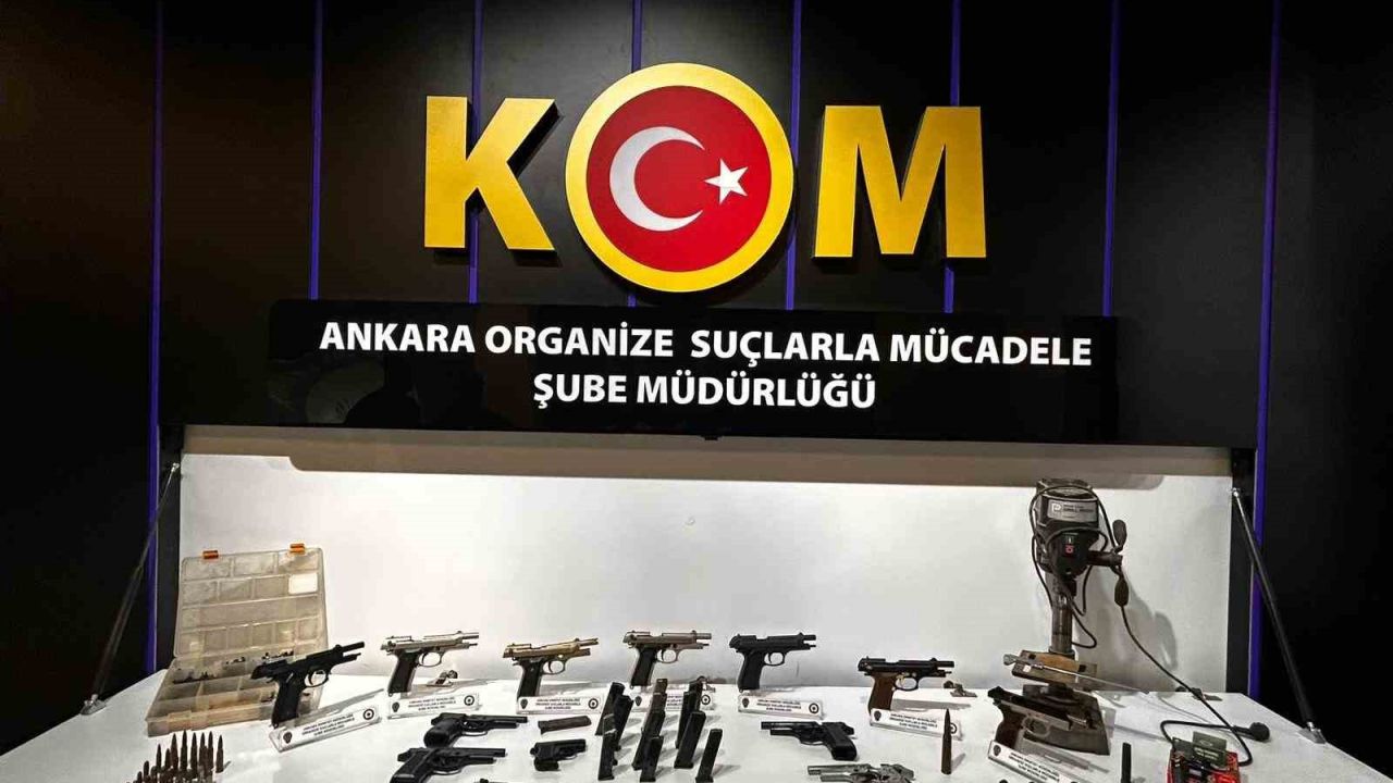 Ankara’da silah kaçaklığı operasyonunda gözaltına alınan 8 şüpheliden 4’ü tutuklandı
