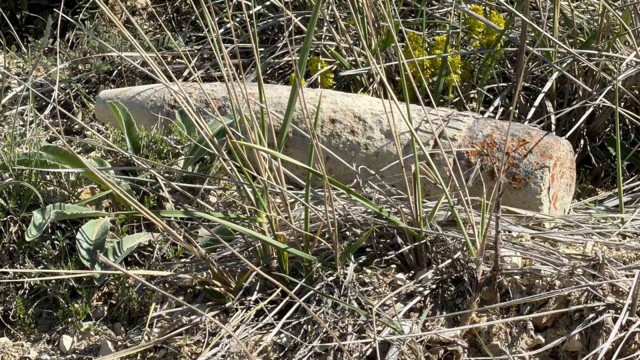 Ankara’da vatandaş mantar ararken patlamamış top mermisi buldu