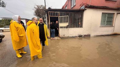 Antakya Belediyesi, sel afetinin vurduğu noktalarda incelemelerde bulundu