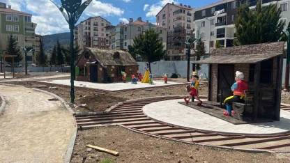 Atıl alandan masal dünyasına Tomurcuk Masal Parkı