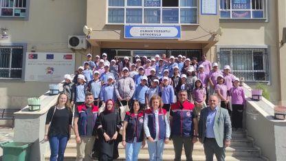 Aydın’da öğrencilere organik tarım anlatıldı