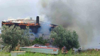 Ayvacık’ta villa yangını