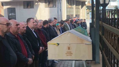 Baba ve oğlu son yolculuğuna uğurlandı