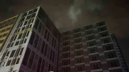 Bahçelievler’de inşaat halindeki 12 katlı binada yangın paniği