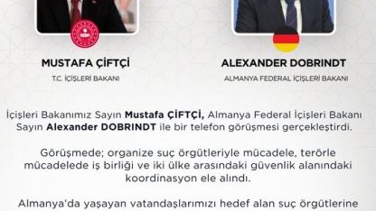 Bakan Çiftçi Alman mevkidaşı ile telefonda görüştü
