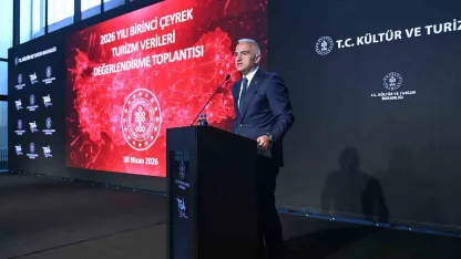 Bakan Ersoy: "Turizm geliri 2026 yılının ilk çeyreğinde yüzde 4,2 artışla 9,8 milyar dolar oldu"