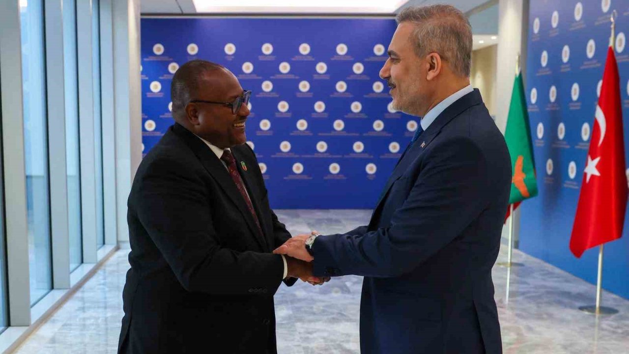 Bakan Fidan, Zambiya Dışişleri Bakanı Haimbe ile bir araya geldi