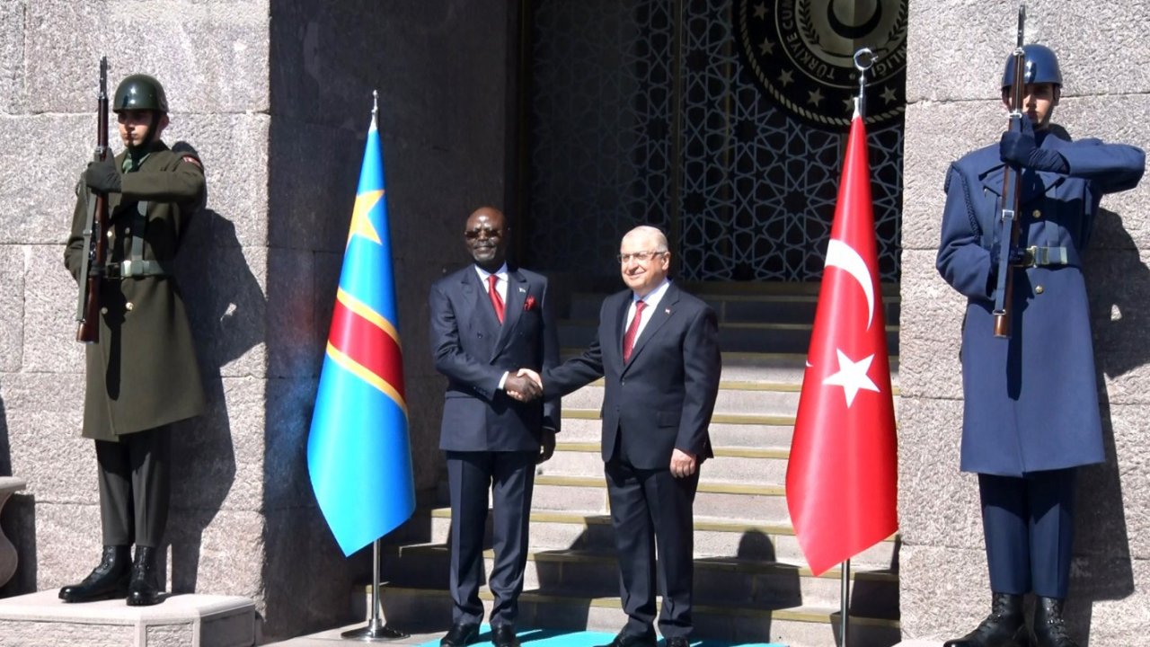 Bakan Güler, Kongo Demokratik Cumhuriyeti Cumhurbaşkanı Yardımcısı Muadiamvita ile görüştü