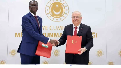 Bakan Güler, Nijer Savunma Bakanı Mody’i askeri törenle karşıladı