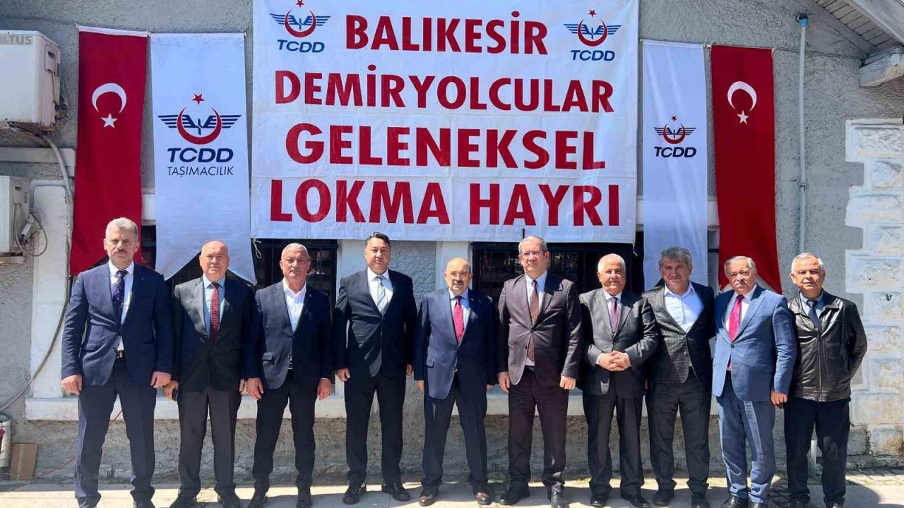 Balıkesir TCDD çalışanlarından geleneksel lokma hayrı