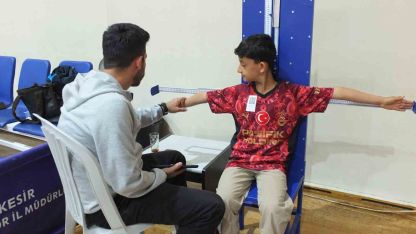 Balıkesir’de 757 öğrenci yetenek sınavında ter döktü