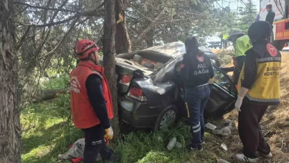Balıkesir’de feci kaza: 1 ölü