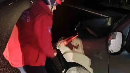 Balıkesir’de otoyolda trafik kazası: 2 yaralı