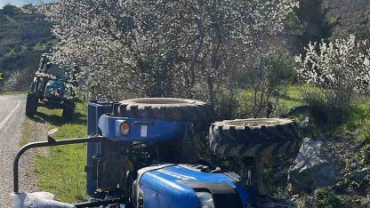 Balıkesir’de traktör devrildi: 1 ölü