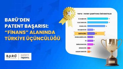BARÜ’den patent başarısı: "Finans" alanında Türkiye üçüncülüğü