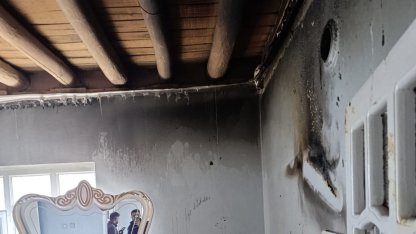 Başkale’de ev yangını maddi hasara yol açtı