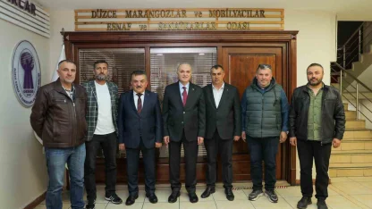 Başkan Faruk Özlü esnaf odalarını ziyaret etti