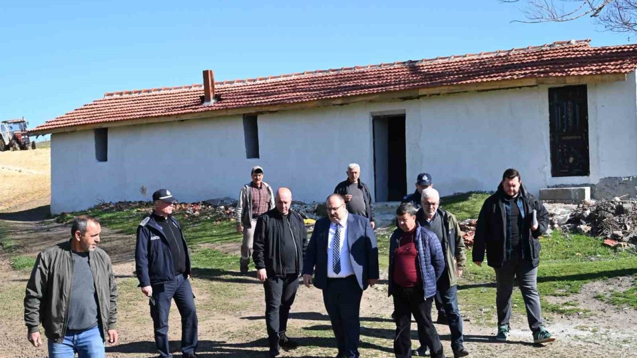 Başkan Hamamcı Dutluca Mahallesi’nde incelemelerde bulundu