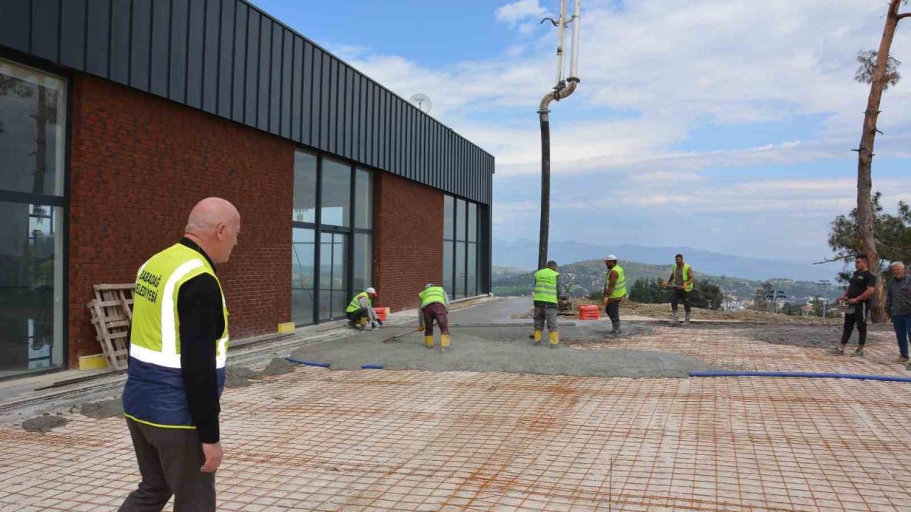 Başkan Kumral yeni sosyal tesis çalışmalarını yerinde inceledi
