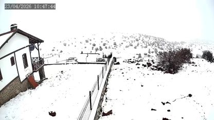 Başkentin yüksek kesimlerinde kar yağışı etkili oldu