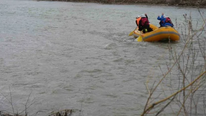 Bayburt Üniversiteler Arası Rafting Şampiyonası nehir inişi yarışıyla tamamlandı