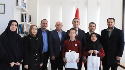 Bayburtlu bölge birincisi öğrenciler ödüllendirildi