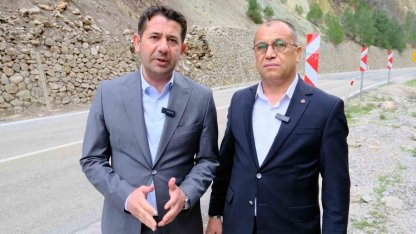 Belediye başkanları, yeni yapılacak tünel projesini yerinde anlattı