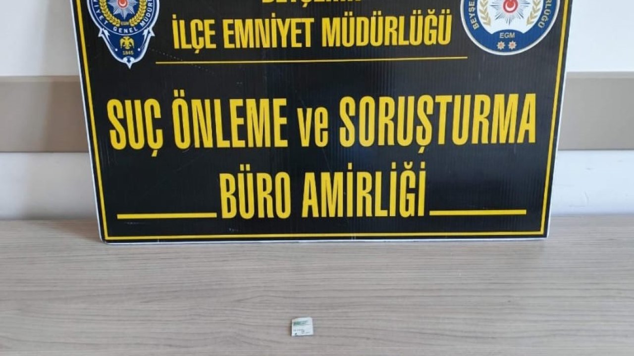 Beyşehir’de polis ekiplerinden uyuşturucu ve kaçakçılık operasyonu