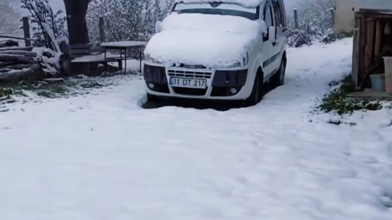 Bilecik’te kar sürprizi