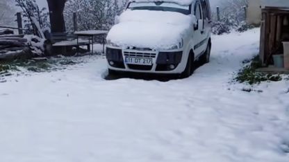 Bilecik’te kar sürprizi
