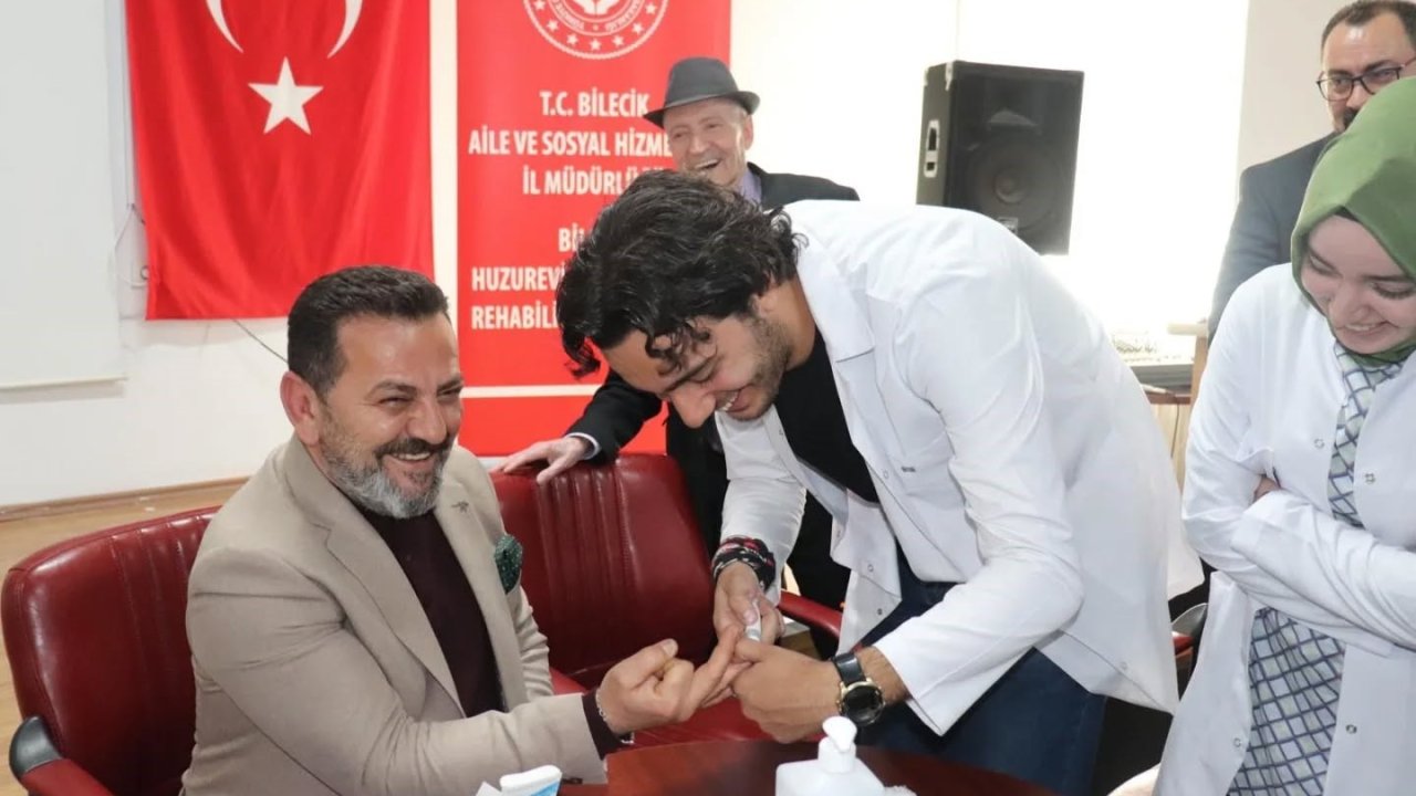 Bilecik’te tıp fakültesi öğrencilerinden huzurevine sağlık desteği