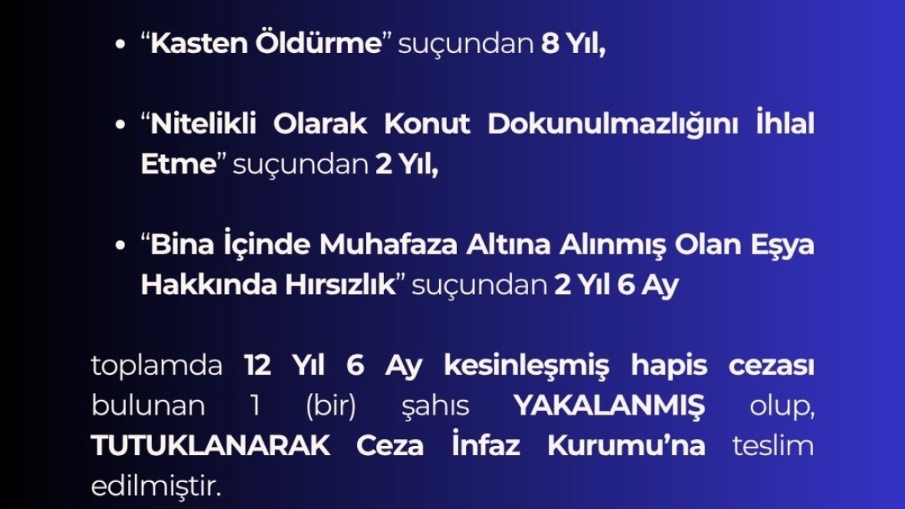 Bingöl’de hapis cezası bulunan şahıs yakalandı