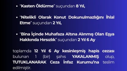Bingöl’de hapis cezası bulunan şahıs yakalandı